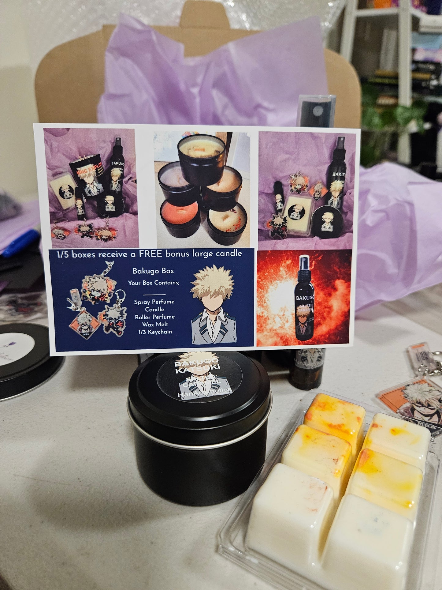Hero Box Bakugo Themed