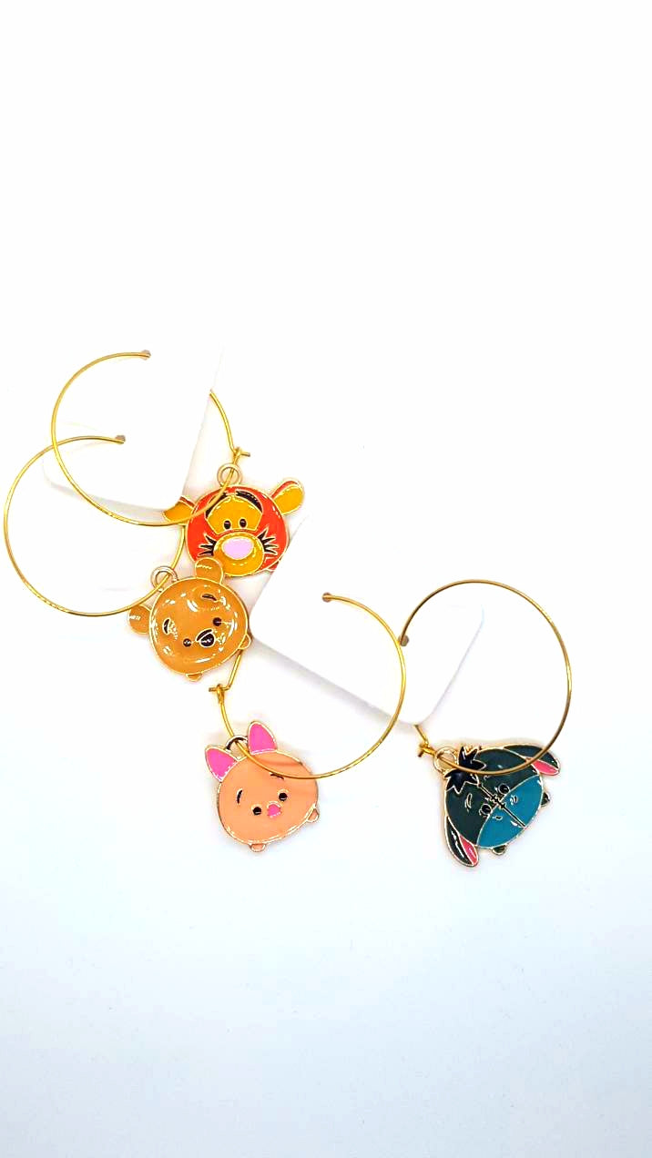 Pooh Bear Earrings