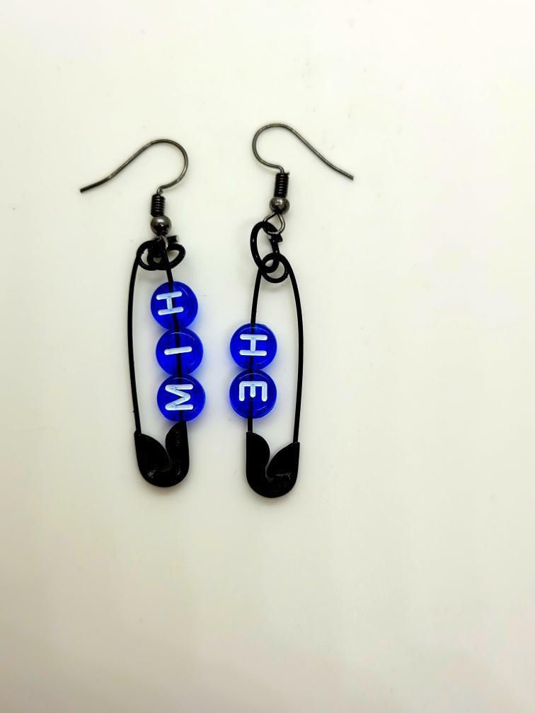 Pronoun Earrings