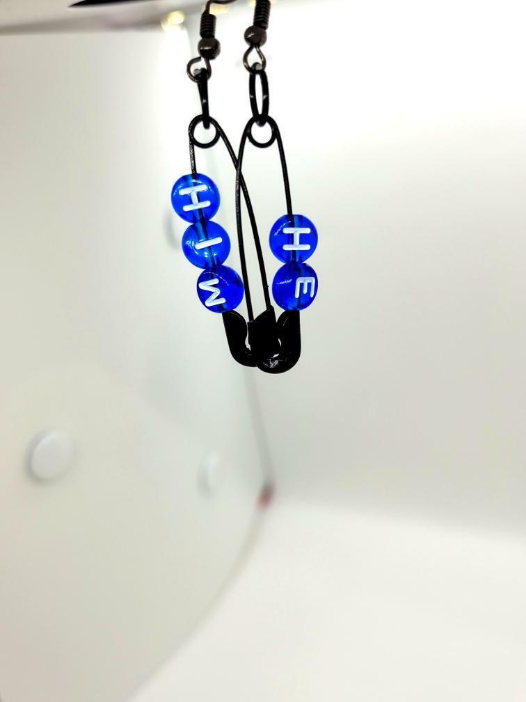 Pronoun Earrings