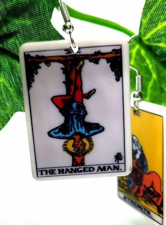 Tarot Card Earrings and Reading