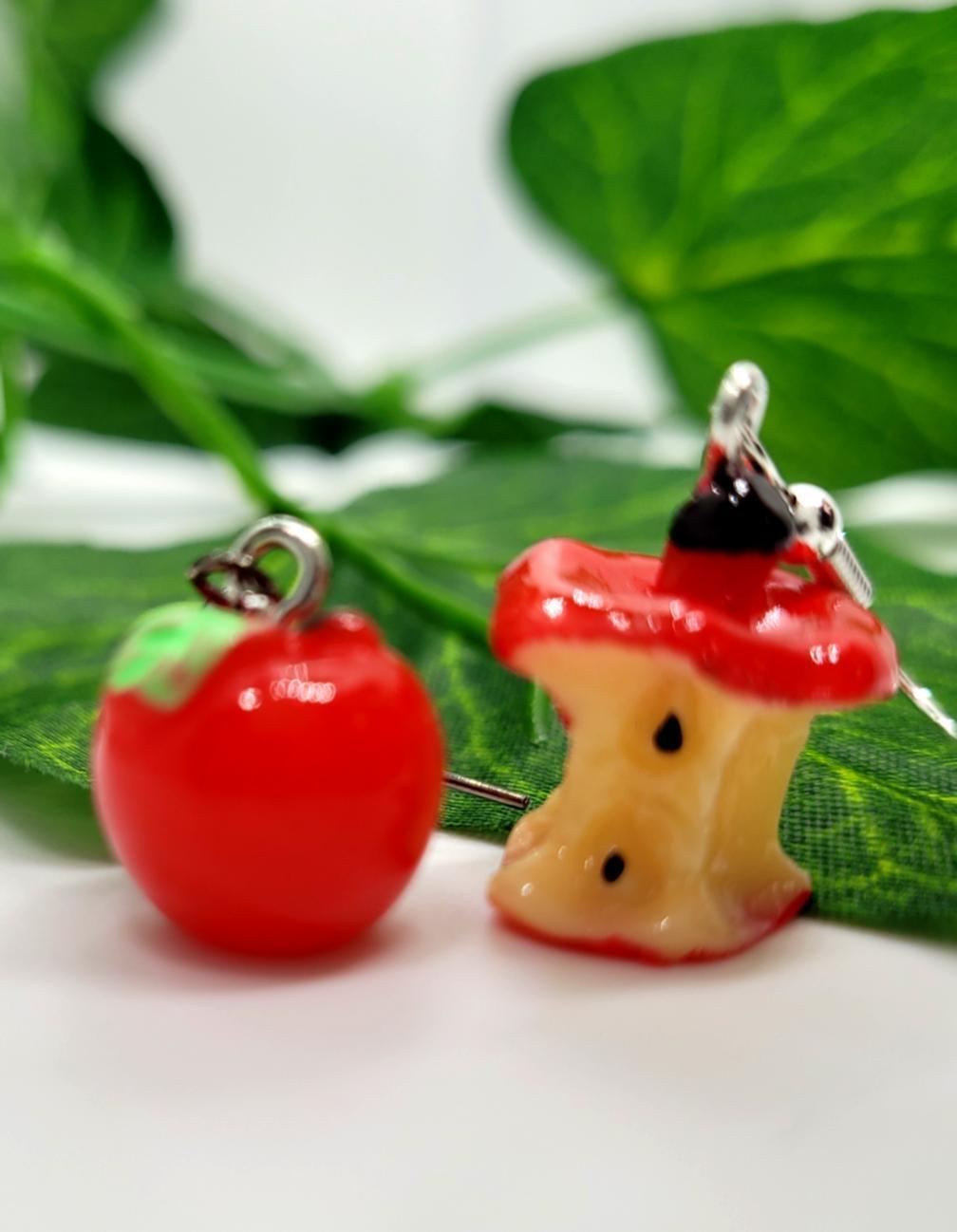 Death Note ispired Apple Earrings