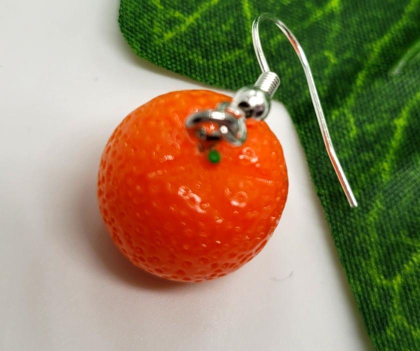 Orange and Mandarin Earrings