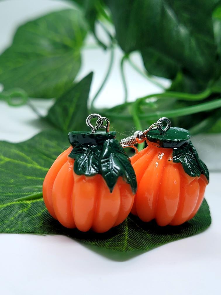 Pumpkin Earrings