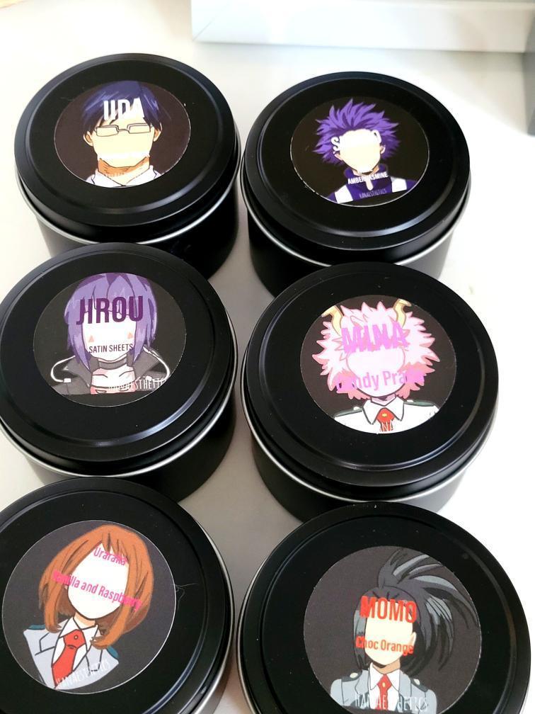 My Hero Academia Inspired Candles