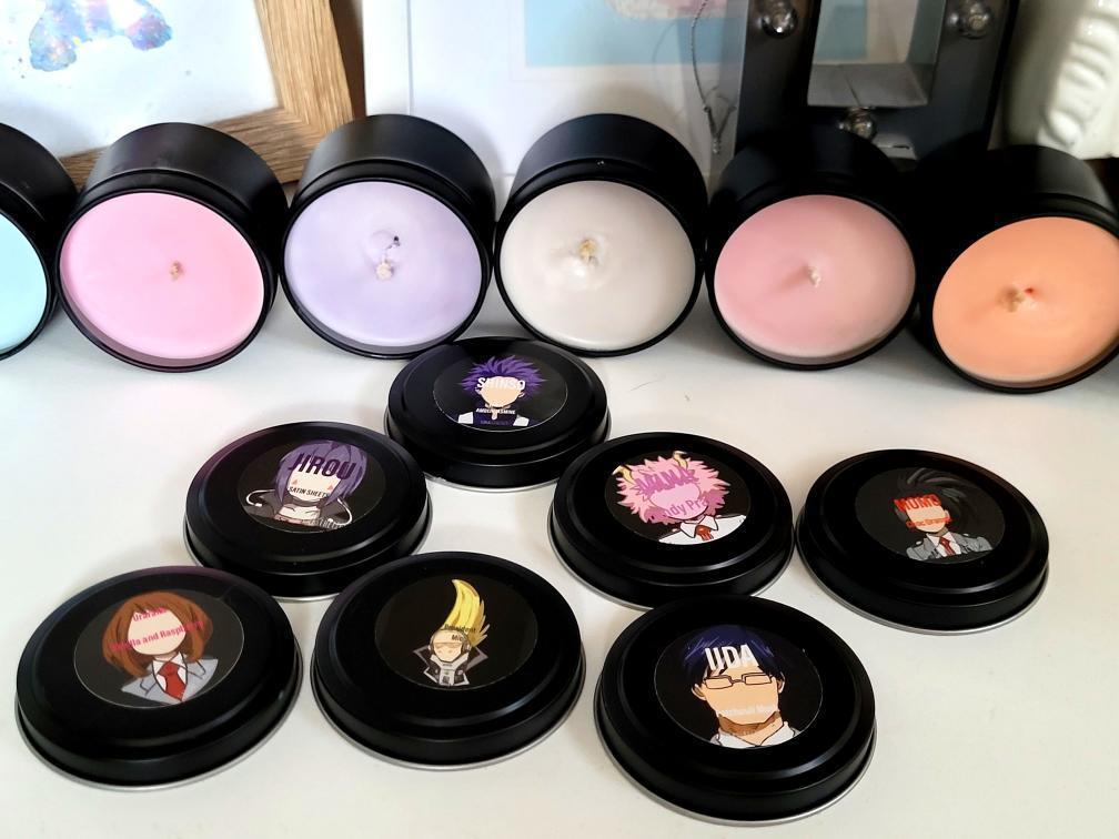 My Hero Academia Inspired Candles