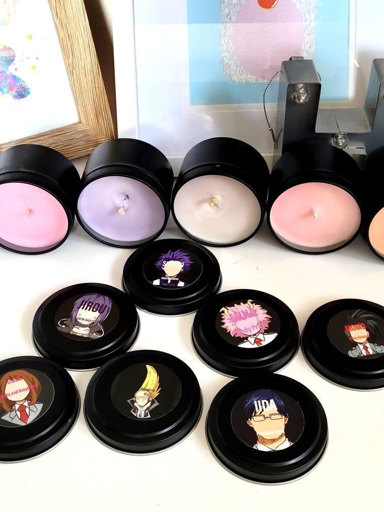 My Hero Academia Inspired Candles