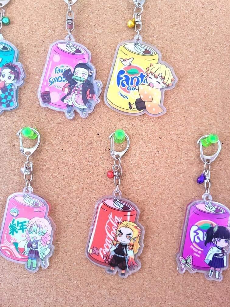 Demon SlayerbDrink Keychains