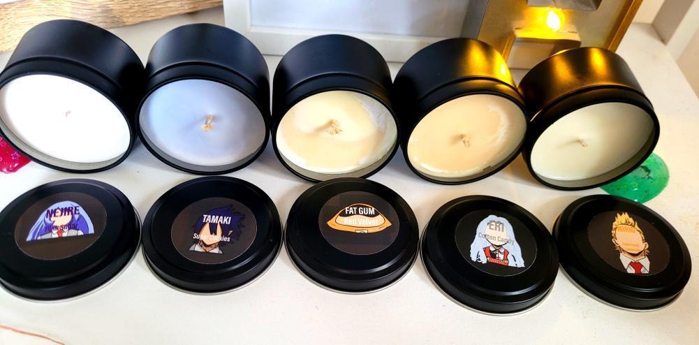 My Hero Academia Inspired Candles