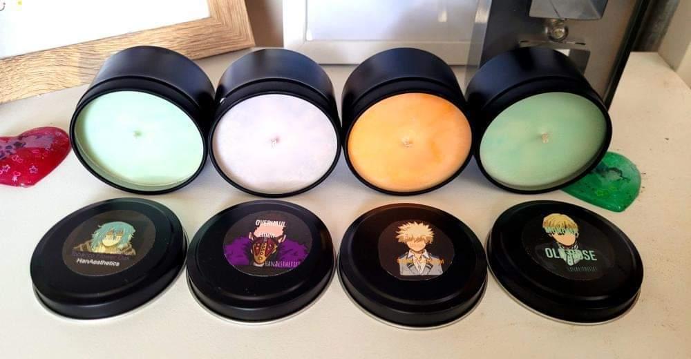My Hero Academia Inspired Candles