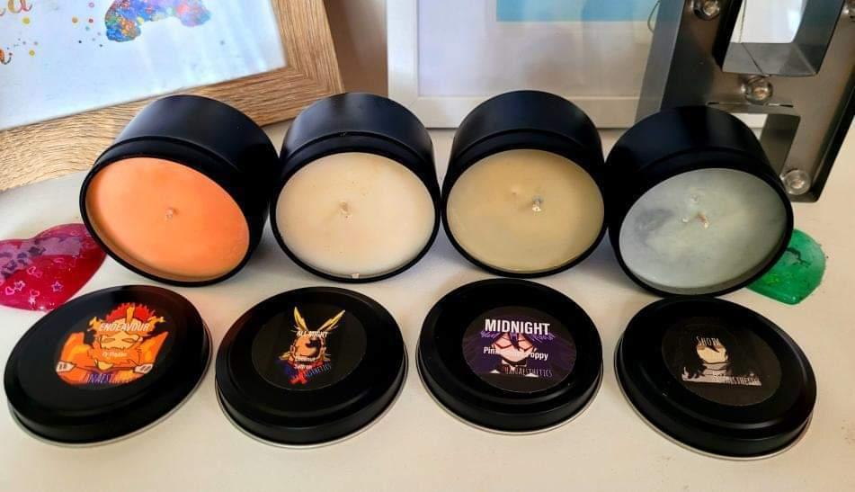 My Hero Academia Inspired Candles