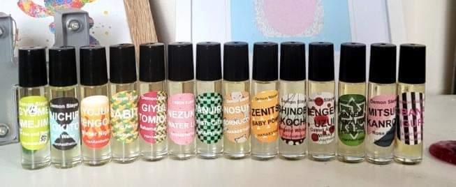Demon Slayer Inspired Perfumes
