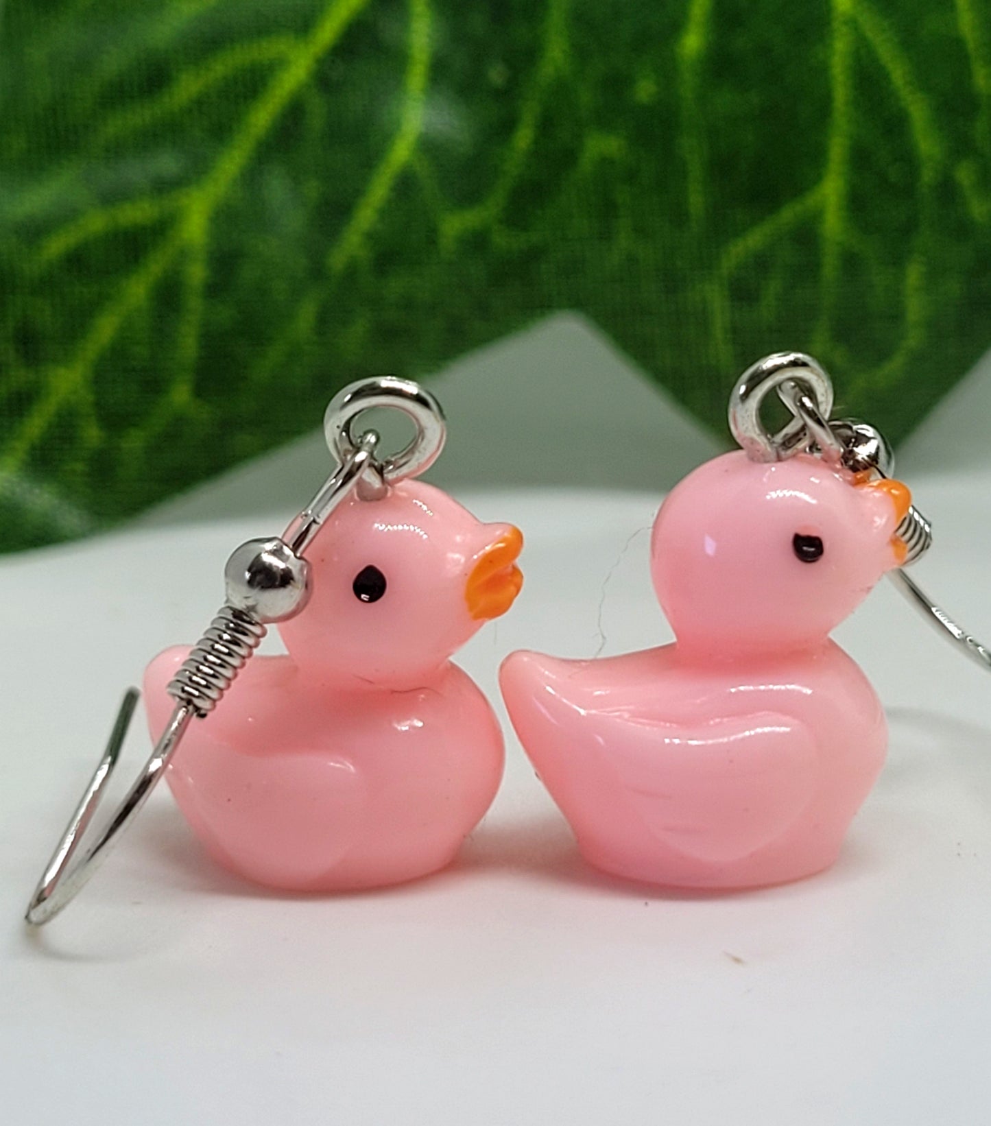 Rainbow Duck Earrings