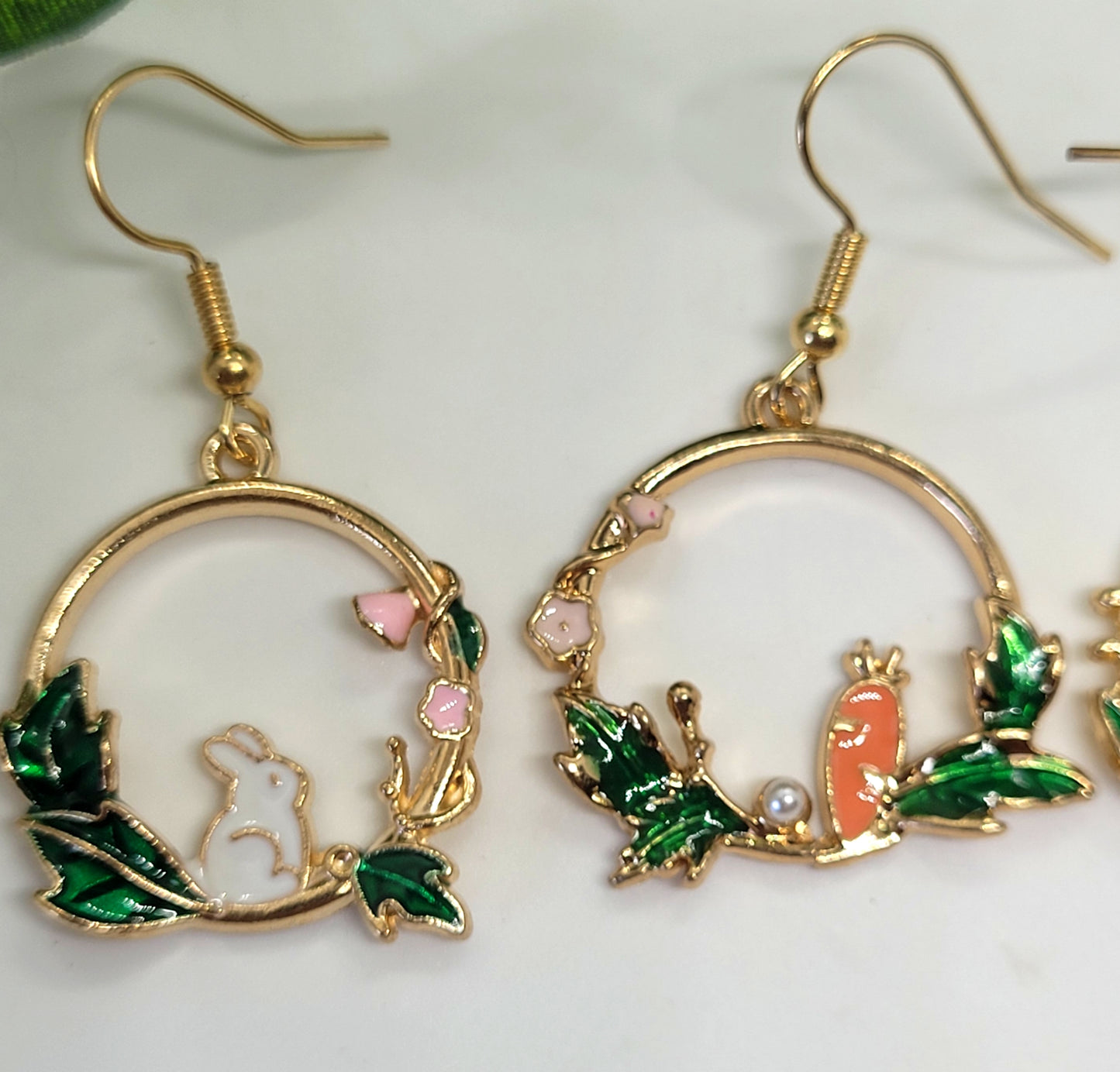 Rabbit and Squirrel Earrings