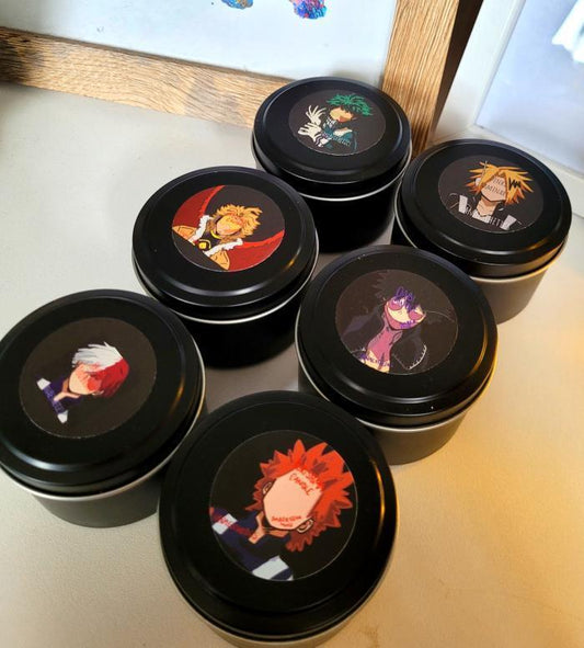 My Hero Academia Inspired Candles