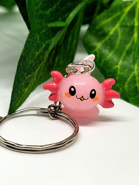 Axolotl Keychain