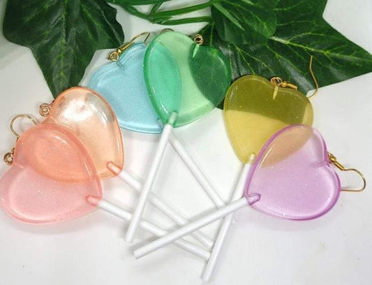 Heart Lollipop Earrings